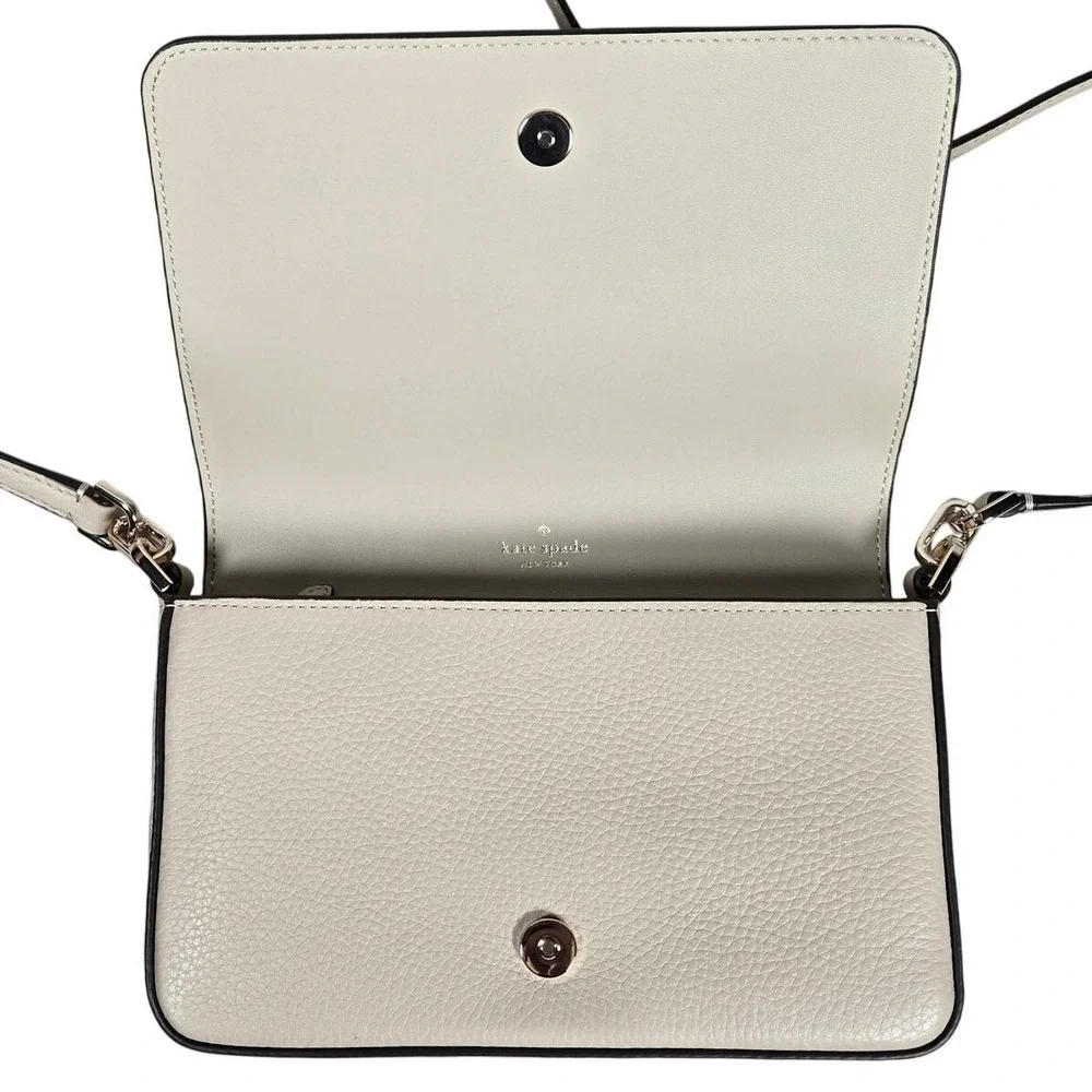 Kate Spade Lena Colorblock Mini Flap Crossbody in Light Sand Multi‎ NWT